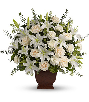Loving Lilies and Roses Bouquet from Sharon Elizabeth's Floral Designs in Berlin, CT